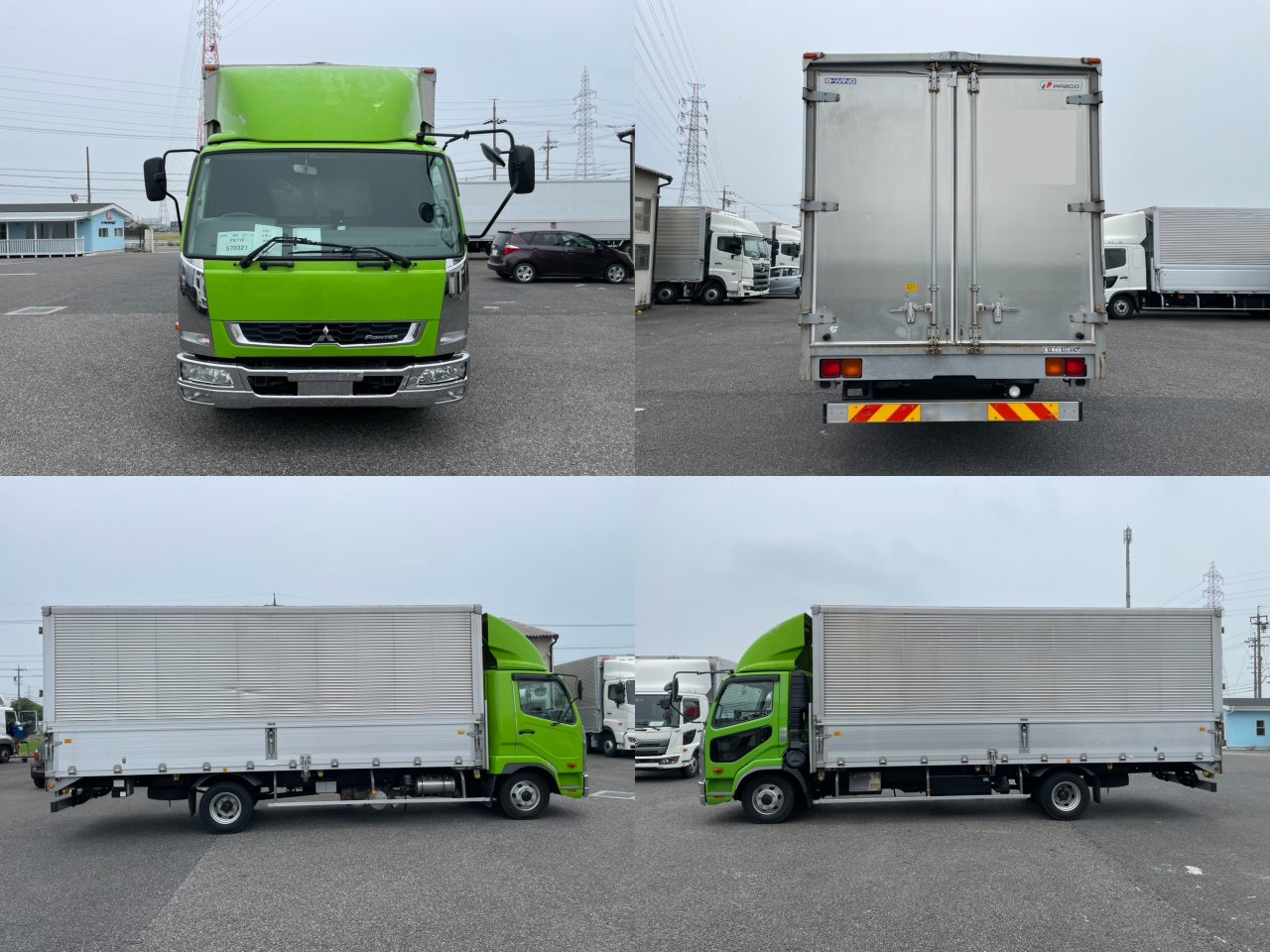 三菱 中型ワイド ファイター アルミウィング TKG-FK71F